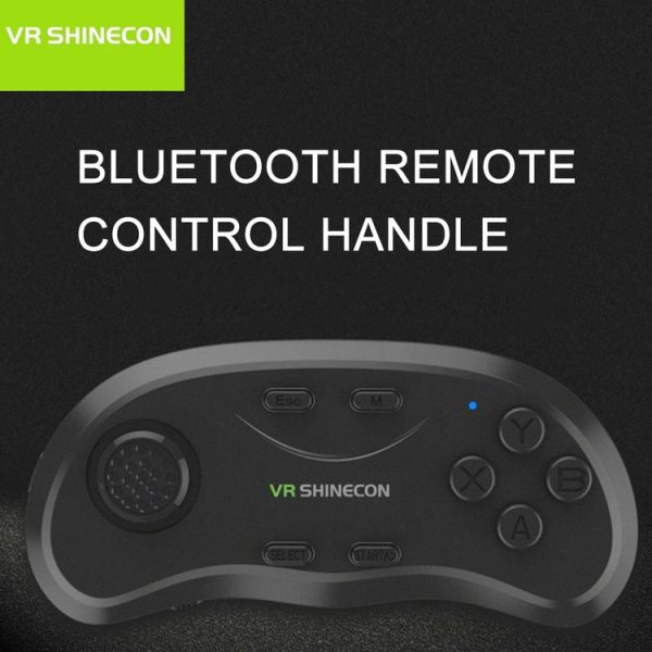 VR Shinecon 3D Movie Games Virtual Reality Glasses Bluetooth Remote Controller Gamepad (Black) - Image 8