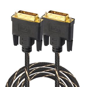 DVI 24 + 1 Pin Male to DVI 24 + 1 Pin Male Grid Adapter Cable (3m)