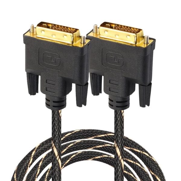 DVI 24 + 1 Pin Male to DVI 24 + 1 Pin Male Grid Adapter Cable (3m)