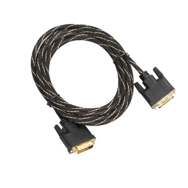 DVI 24 + 1 Pin Male to DVI 24 + 1 Pin Male Grid Adapter Cable (3m) - Image 2