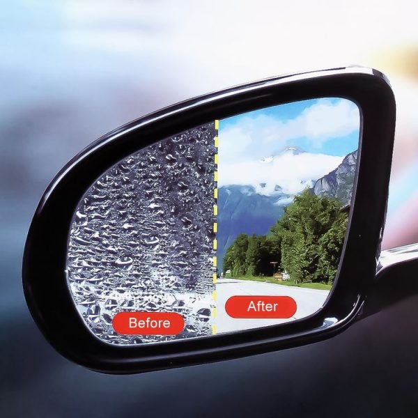 Land Rover Evoque Car PET Rearview Mirror Protective Window Clear Anti-fog Waterproof Rain Shield Film - Image 8
