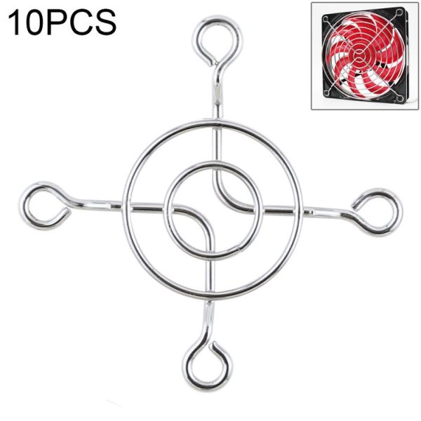 10 PCS Computer Fan Chassis Dustproof Net Case Cover, Size: 4cm