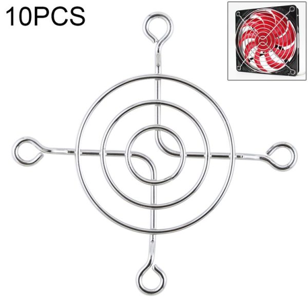 10 PCS Computer Fan Chassis Dustproof Net Case Cover, Size: 5cm
