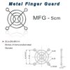 10 PCS Computer Fan Chassis Dustproof Net Case Cover, Size: 5cm - Image 3