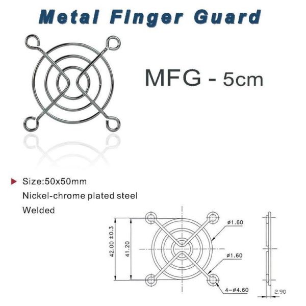 10 PCS Computer Fan Chassis Dustproof Net Case Cover, Size: 5cm - Image 3