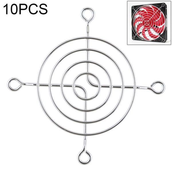 10 PCS Computer Fan Chassis Dustproof Net Case Cover, Size: 6cm