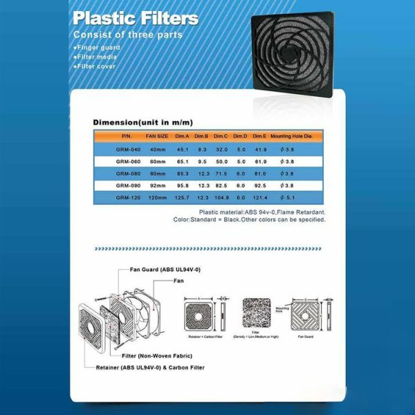 10 PCS Computer Fan Chassis Dustproof Net Case Cover, Size: 6cm - Image 6