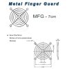 10 PCS Computer Fan Chassis Dustproof Net Case Cover, Size: 7cm - Image 3