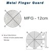 10 PCS Computer Fan Chassis Dustproof Net Case Cover, Size: 12cm - Image 3