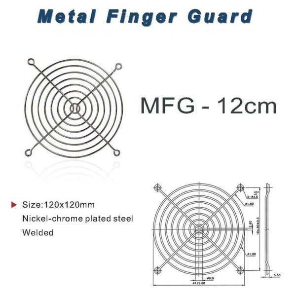 10 PCS Computer Fan Chassis Dustproof Net Case Cover, Size: 12cm - Image 3