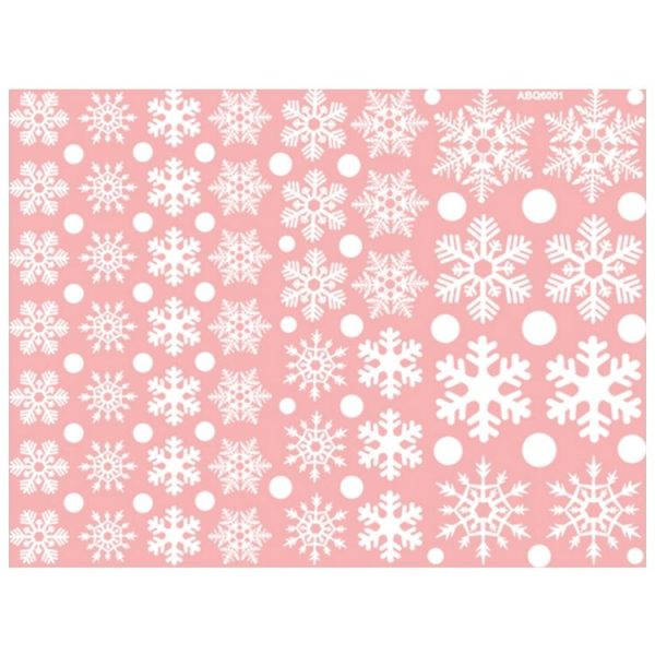 Creative Window Glass Door Removable Christmas Festival Wall Sticker Decoration (Snowflake) - Image 2