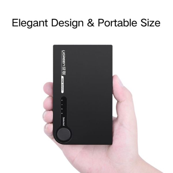 UGREEN 40234 4K x 2K 3 x 1 Ports (3 Ports Input x 1 Port Output) HDMI Switch with Remote Control, Support 3D - Image 4