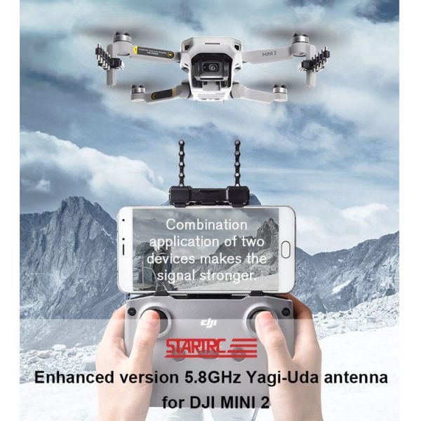 STARTRC 1108783 5.8GHz Remote Control Arm Yagi Antenna Signal Enhancer Set for DJI Mavic Mini 2 - Image 3