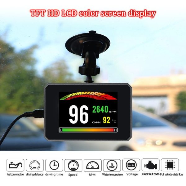 P16 Car HUD Head-up Display OBD2 Fault Code Elimination - Image 11