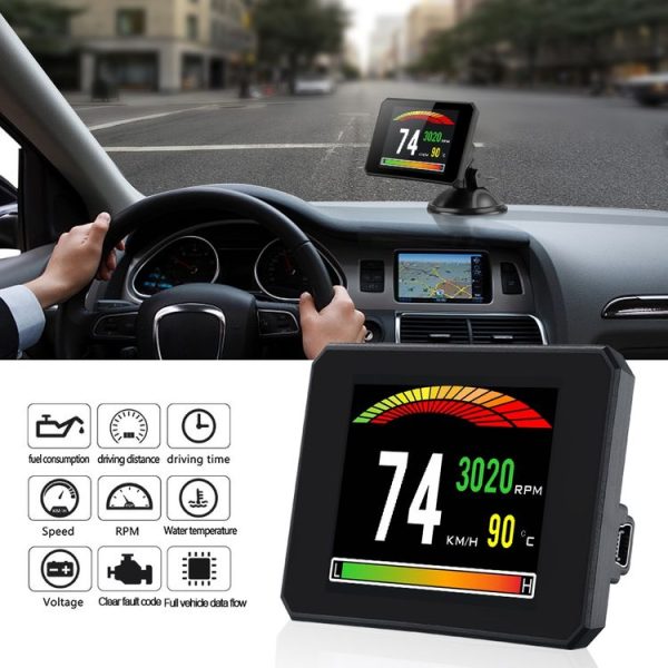 P16 Car HUD Head-up Display OBD2 Fault Code Elimination - Image 2