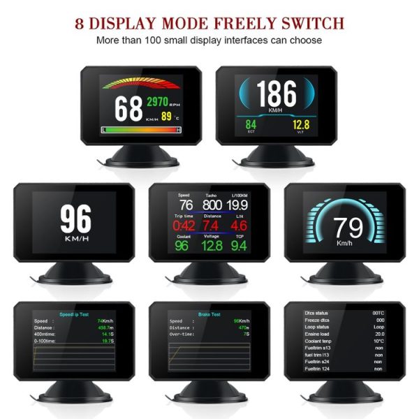 P16 Car HUD Head-up Display OBD2 Fault Code Elimination - Image 5