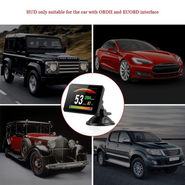P16 Car HUD Head-up Display OBD2 Fault Code Elimination - Image 9