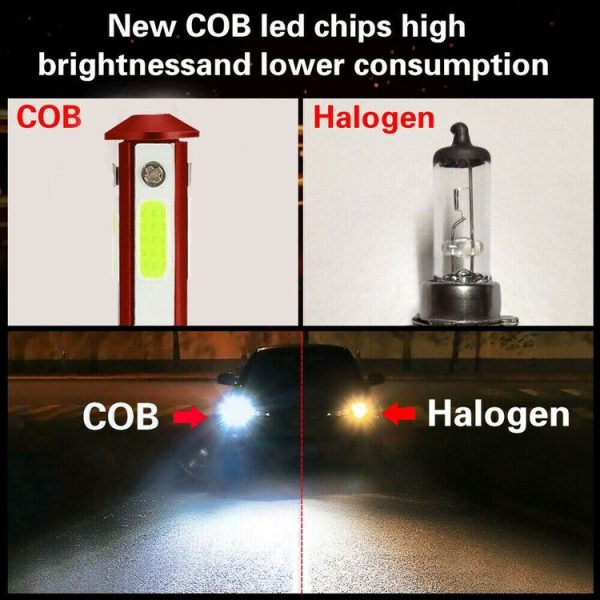 F8 9005 2 PCS DC9-36V 22W 2500LM IP68 Car LED Headlight Lamps (8000K Blue Light) - Image 10
