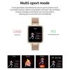 ZL13 1.22 inch Color Screen IP67 Waterproof Smart Watch, Support Sleep Monitor / Heart Rate Monitor / Menstrual Cycle Reminder, Style: Red Leather Strap - Image 11