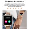 ZL13 1.22 inch Color Screen IP67 Waterproof Smart Watch, Support Sleep Monitor / Heart Rate Monitor / Menstrual Cycle Reminder, Style: Red Leather Strap - Image 13