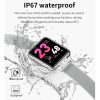 ZL13 1.22 inch Color Screen IP67 Waterproof Smart Watch, Support Sleep Monitor / Heart Rate Monitor / Menstrual Cycle Reminder, Style: Red Leather Strap - Image 14