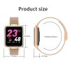 ZL13 1.22 inch Color Screen IP67 Waterproof Smart Watch, Support Sleep Monitor / Heart Rate Monitor / Menstrual Cycle Reminder, Style: Red Leather Strap - Image 3