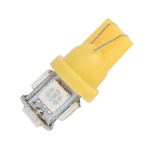 70 PCS T5 / T10 Car Modification LED Indicator Light with T5 / T10 Lamp Holder (Yellow Light)