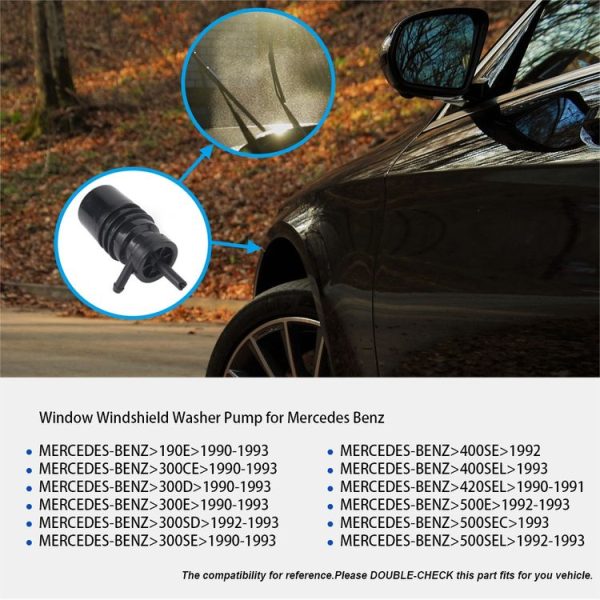 Windshield Washer Wipers Washer Pump 1248690021 for Mercedes-Benz - Image 7