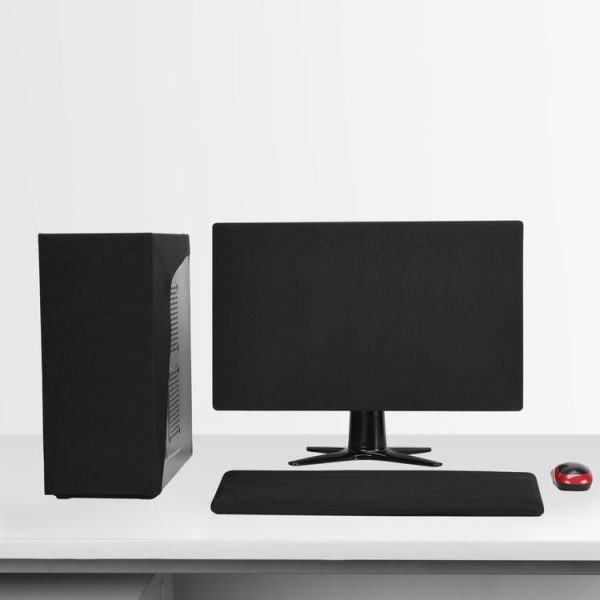 23 to 25 Inch Computer Monitor Dust Cover Hanging Cover Stretch Cloth LCD Desktop Dust Cover - Image 7
