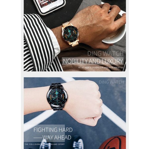 GT3 1.3 inch Full-fit Round Screen Smart Watch, Support Sleep Monitor / Heart Rate Monitor / Temperature Monitoring (Black) - Image 13