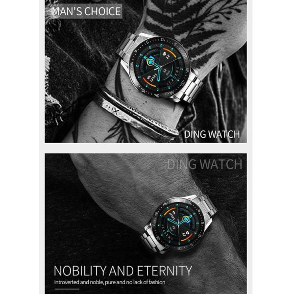GT3 1.3 inch Full-fit Round Screen Smart Watch, Support Sleep Monitor / Heart Rate Monitor / Temperature Monitoring (Black) - Image 14