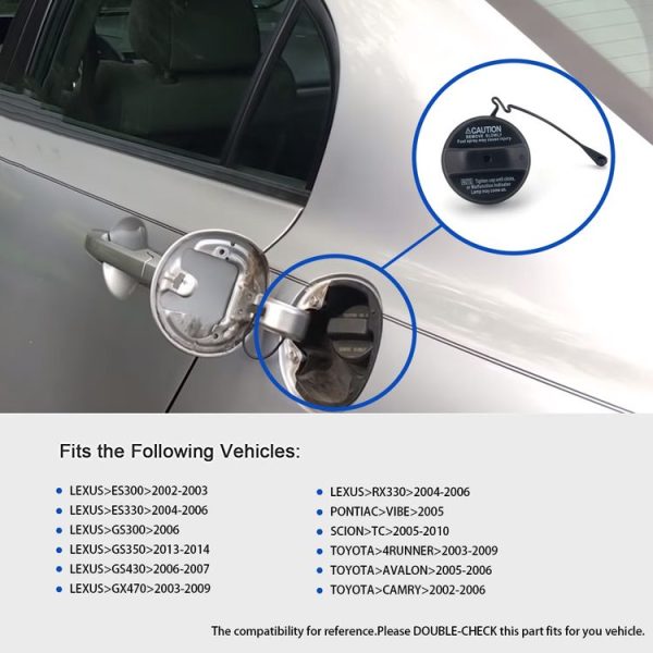 Car Fuel Tank Cap 77300-33070 for Toyota Corolla - Image 8