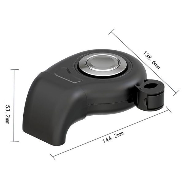 Portable Car Dashboard + Seat Hanging Electric Heater Winter Defroster, Voltage: 24V (Black) - Image 2