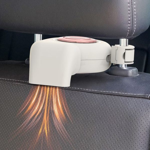 Portable Car Dashboard + Seat Hanging Electric Heater Winter Defroster, Voltage: 24V (Black) - Image 6