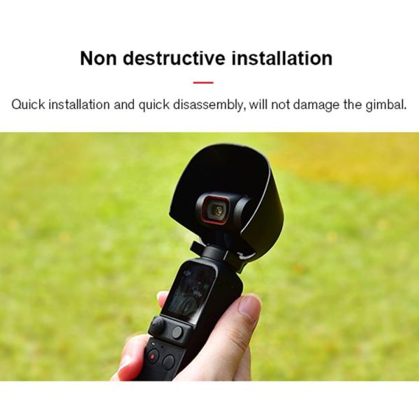 STARTRC 1108661 Dedicated Pan Tilt Sunshade Hood Gimbal Cover for DJI OSMO Pocket 2 - Image 8