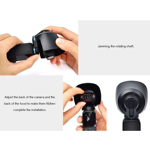 STARTRC 1108661 Dedicated Pan Tilt Sunshade Hood Gimbal Cover for DJI OSMO Pocket 2 - Image 9