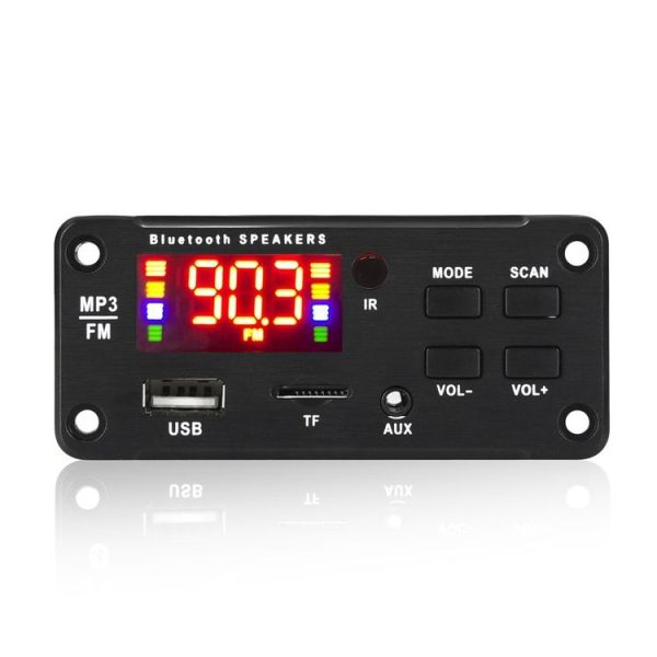 JX-916BT 12V 50W Color Screen Car MP3 Player, Support Bluetooth / FM / Call / Recording - Image 2