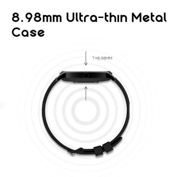 Mibro Air 1.3 inch TFT Color Touch Screen Smart Watch, IP68 Waterproof with Silicone Watchband, Support 12 Sport Modes / Heart Rate Monitoring / Sleep Monitor (Black) - Image 6