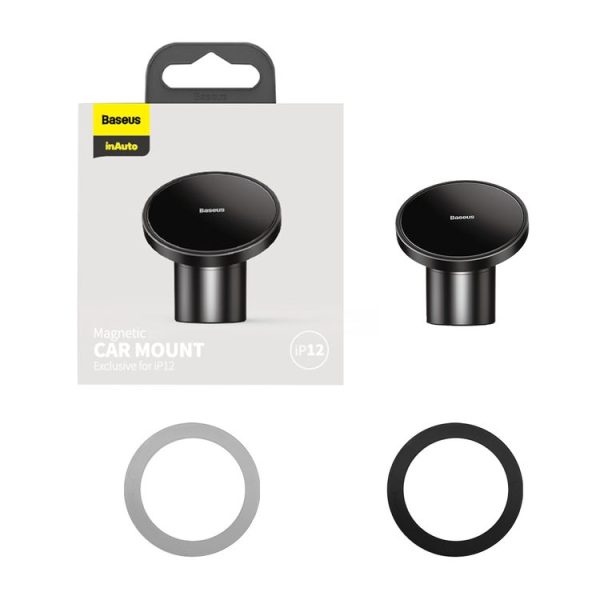 Baseus SULD-01 Car Dashboard Air Outlet Magnetic Mobile Phone Bracket Holder (Black) - Image 3