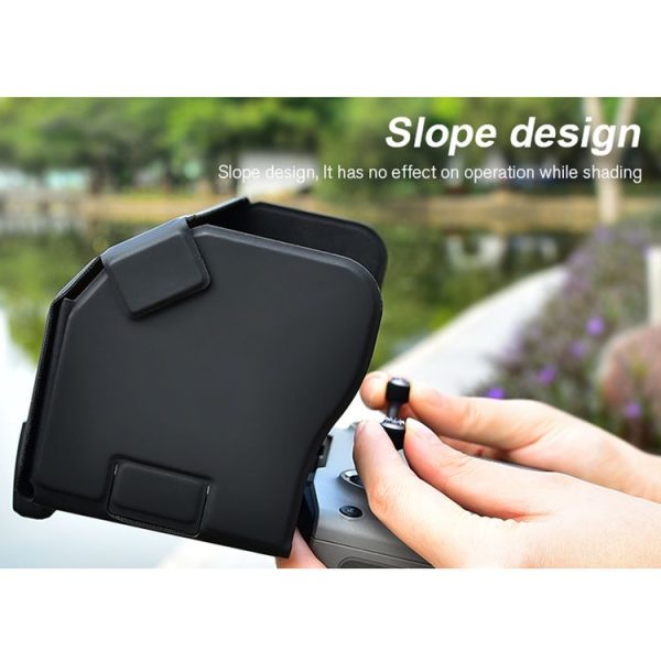STARTRC 1108859 Dedicated Foldable Remote Control Magnetic Sunshade Anti-reflective Plate for DJI Mini 2 / Mavic Air 2 / Air 2S (Black) - Image 11