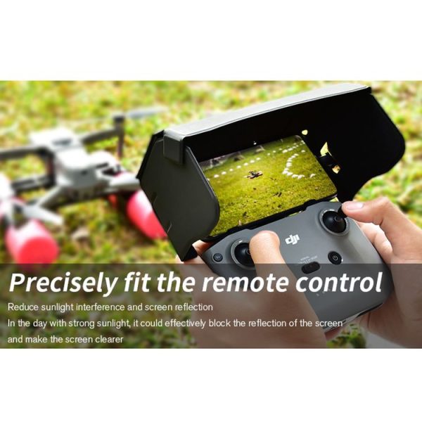 STARTRC 1108859 Dedicated Foldable Remote Control Magnetic Sunshade Anti-reflective Plate for DJI Mini 2 / Mavic Air 2 / Air 2S (Black) - Image 7