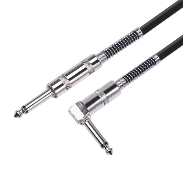 TC048SL 6.35mm Plug Straight to Elbow Electric Guitar Audio Cable, Cable Length: 3m - Image 3