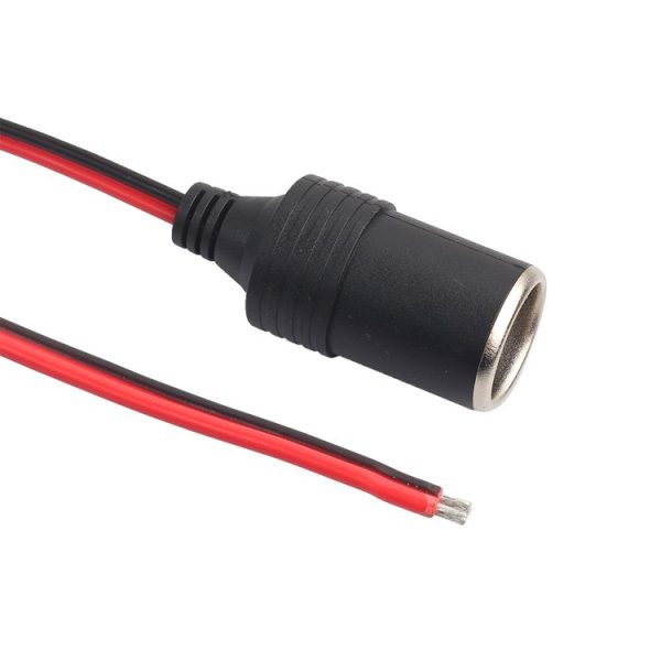3360 12-24V 10A DIY Soldered Cigarette Lighter Charger Female Plug Socket, Cable Length: 30cm - Image 2