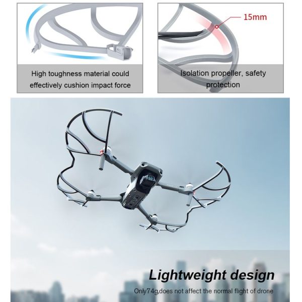 STARTRC 1108363 Drone Propeller Protective Guard Anti-collision Ring for DJI Mavic Air 2 (Grey) - Image 10
