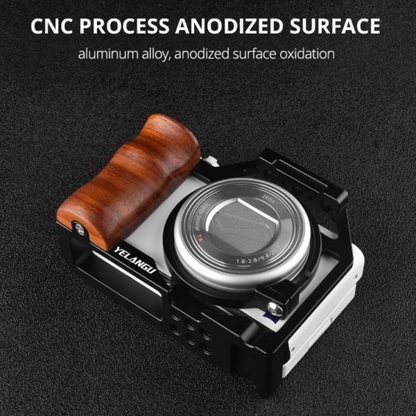 YELANGU C21 Integrated Single Frame Camera Cage for Sony ZV-1 - Image 10