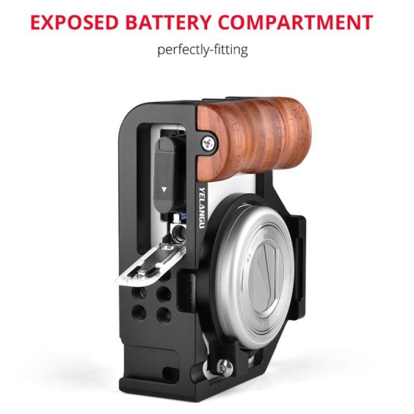 YELANGU C21 Integrated Single Frame Camera Cage for Sony ZV-1 - Image 12