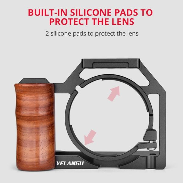 YELANGU C21 Integrated Single Frame Camera Cage for Sony ZV-1 - Image 14