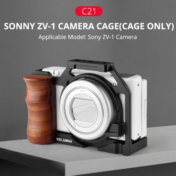 YELANGU C21 Integrated Single Frame Camera Cage for Sony ZV-1 - Image 8