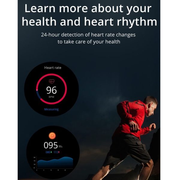 Lokmat ATTACK 1.28 inch TFT LCD Screen Smart Watch, Support Sleep Monitor / Heart Rate Monitor / Blood Pressure Monitor (Denim Blue) - Image 14