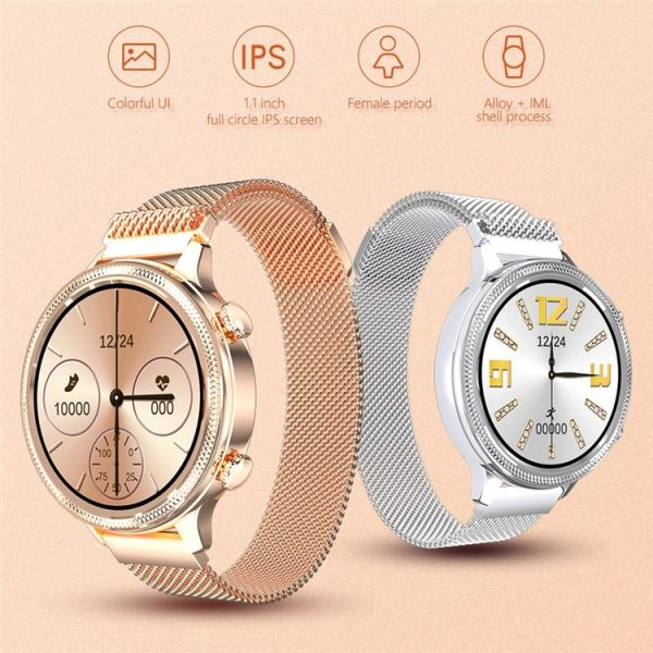 Lokmat M3 1.1 inch IPS Screen Smart Watch, Support Sleep Monitor / Heart Rate Monitor / Menstrual Period Prediction (Black) - Image 3